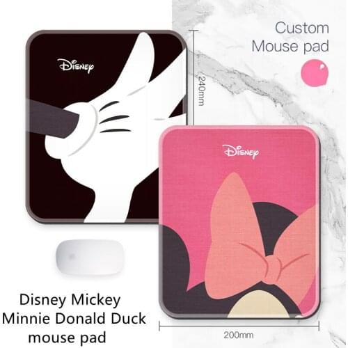 Office Computer Desk Mat Table Keyboard Big Mouse Pad Felt Laptop Cushion Desk Non-slip Mat Gamer Mousepad Mickey Donald Duck
