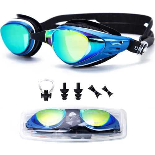 UTOBEST Optical Swimming Goggles Anti-fog Mens Swimming Glasses UV Protection Adjustable Swim Goggles