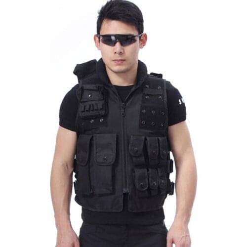Quality Men Military Tactical Vest Paintball Camouflage Molle Hunting Vest Assault Shooting Hunting Plate Security