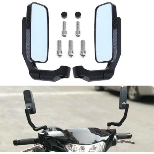 8mm 10mm Aluminum Rear View Side Rearview Mirrors Motorcycle Mirror Mtorbike ATV Bike Universal