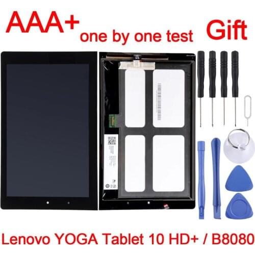 For Lenovo YOGA Tablet 10 display LCD Screen and Digitizer Full Assembly for Lenovo YOGA Tablet 10 HD+ / B808