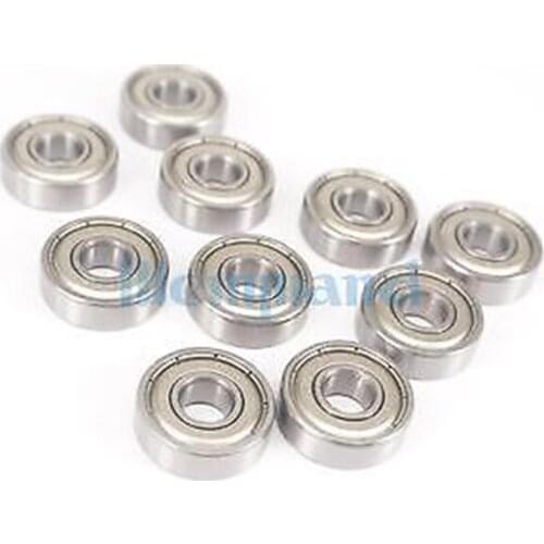 10)607ZZ 7x19x6mm ABEC3 Thin-wall Shielded Deep Groove Ball Bearing hardware parts