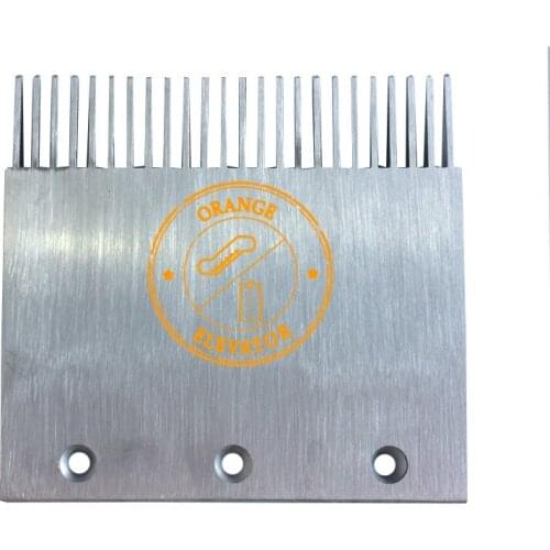 10 Pieces Escalator Aluminum Comb Plate 4090150000 L204mm W192mm Hole Pitch 68mm 24 Teeth