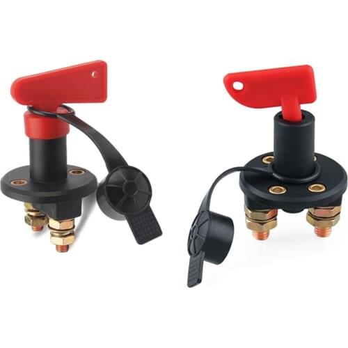 12V 24V Car Battery Switch Power Isolator Cut Off Kill Switch For Auto Cars Truck RV Boat Marine Vehicles Isolator Power Switch