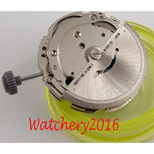 21 jewels miyota 8215 date window no hack second automatic mechanical movement