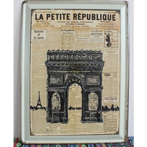 30pcs/lot Metal Sign shabby chic HOT Vintage Tin Sign Metal crafts festive supplies Bar Club Shop Bar decor