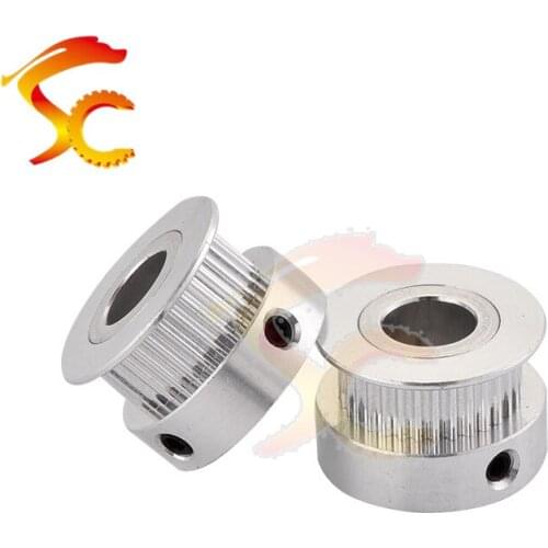 5PCS/Lot GT2 32 teeth timing Pulley Bore 10mm for width 6mm or 7mm Timing belt (2GT 32teeth) for 3D printer