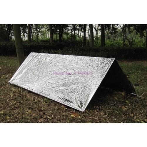 600PCS Emergency thermal blanket outdoor waterproof survival blanket aluminum foil hot space emergency rescue curtain blanket