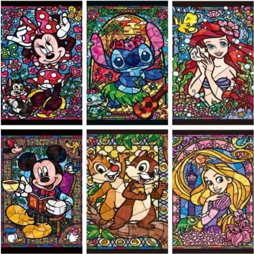 5D Diamond Painting Disney "Cartoon Characters Mouse Cat "Embroidery Full Square Drill Cross Stitch Kits Mosaic Home Decor