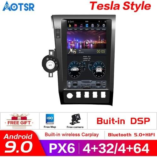 Android 9.0 4GB RAM 64GB ROM Car GPS Navigation For Toyota Sequoia 2007-2013 headunit stereo multimedia tape recorder Carplay