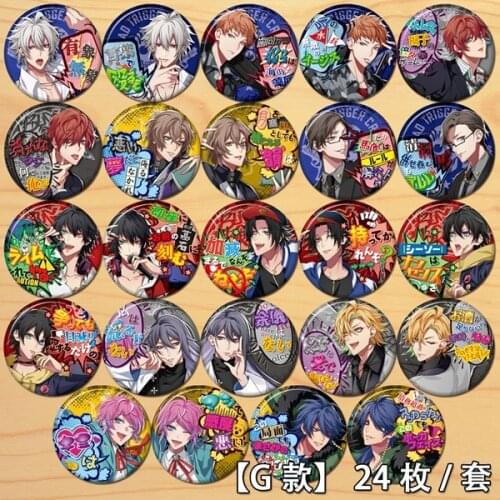 Anime Division Rap Battle Yamada ichiro Yamada Jiro Yamada Saburo Figure 58mm Badge Round Brooch Pin Gifts Kids Collection Toy