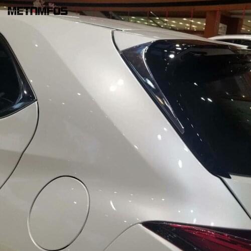 For Lexus UX 200 250h 260h 2019 2020 2021 Chrome Rear Window Side Tail Wing Spoiler Molding Trim Sopiler Decoration Accessories