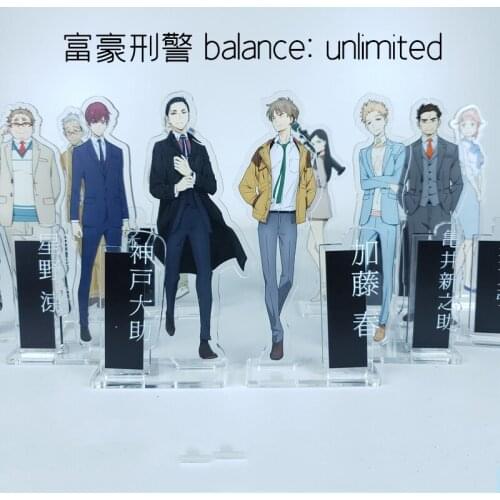 Fugou Keiji: Balance:UNLIMITED Kato Haru Kanbe Daisuke Anime Cosplay Stand Figure Acrylic Model Standing Figures Card Decor Toy