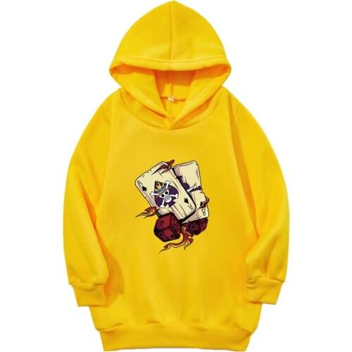 One Piece Hoodie Cotton Childrens Clothing Spring and Autumn Season Long Sleeve Shirt Ace Print Sportswear Jogging Wear