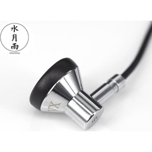Moondrop VX classic Dynamic In Ear Earphone Super Bass HiFi Headset brass Earphone Earbud 4N OFC Upgrade cable free shipping