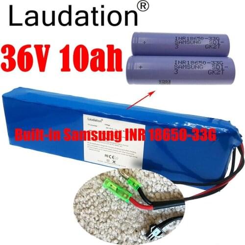 Laudation For Fiido D1 D2 36V 10ah Electric Vehicle Lithium Battery 18650 Pack 10S3P With 15A BMS 42V For 250W 350W 500W Scooter
