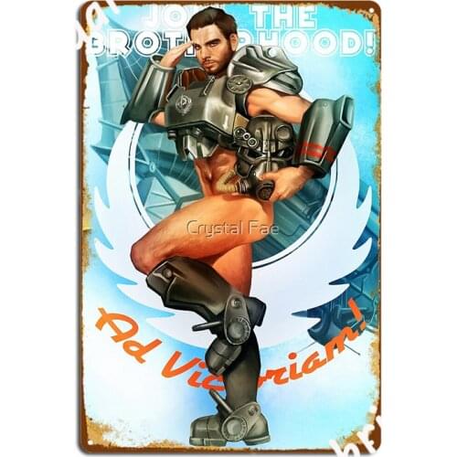 Join The Brotherhood Metal Plaque Poster Club Party Customize Poster Cinema Tin Sign Poster