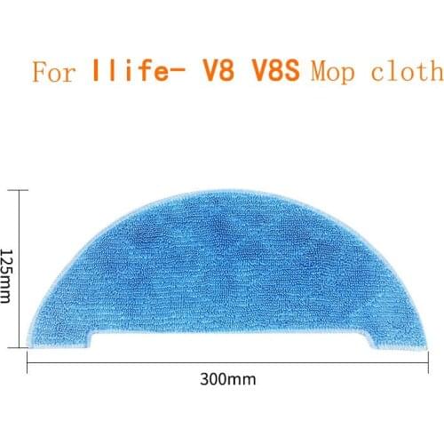 For ILIFE V8s/V8 Plus X750 Mop cloth Robot Vacuum Cleaner Sweep Spare Replacement