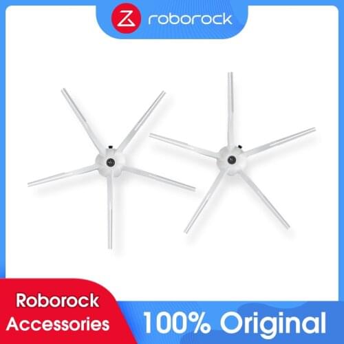 Original Roborock S7 Accessories Side Brush Vacuum Cleaner Parts for Roborock S6/S5Max/S6 Pure/S7 (White/Black)