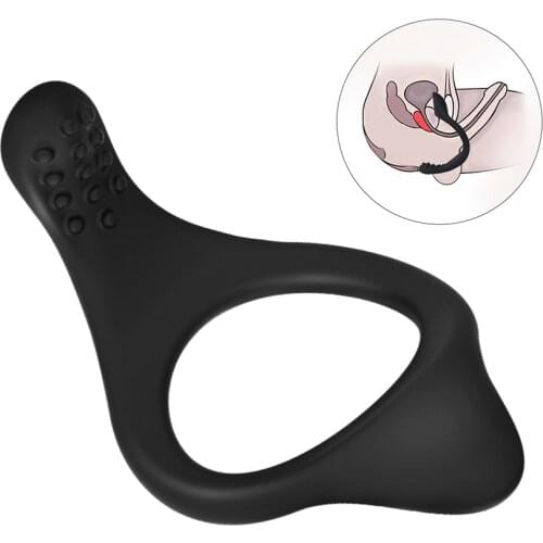 Silicone Mini Penis Ring Clitoris Stimulate Delay Ejaculation Cock Rings Male Masturbate Sex Toys for Men Adult Chastity Device