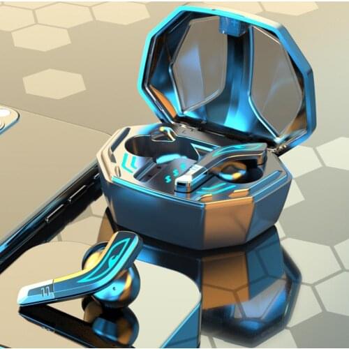 Bluetooth Headphones Bluetooth 5.1 TWS Earphones Gaming 9D Stereo HIFI Touch Control Wireless Headsets Earbuds Earphone lotus