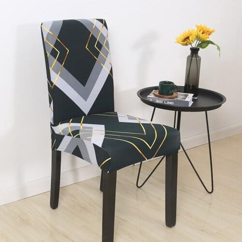 Universal Antifouling Spandex Chair Cover for Home New Stretch Elastic Slipcovers Chair Seat Covers For Dining Room Home Decor