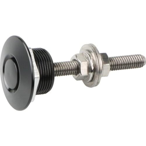 4Pcs Car lock Quick Release Push Hood Latch Button Car Pin Bonnet Lock Black Bumper Clip Latches