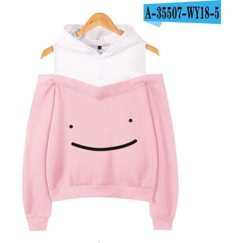 2020 Grils Dreamwastaken Sweatshirt printing casual long-sleeved off-shoulder Dream Hoodies streetwear for women