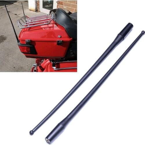 1 Pair Motorcycle AM/FM Radio Antenna for Harley Electra Glide 1996-2013 Anti-Corrosion Finish Replace 012-HAR99 A10-HAR01