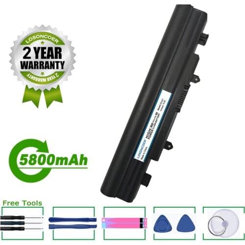 5800mAh AL14A32 Laptop Battery For Acer Aspire E15 E14 Touch E5-421 E5-572G For EXTENSA EX2509 2510G EX2510 SERIES TMP256-M-39NG