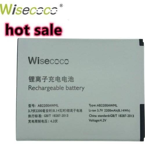 WISECOCO IN Stock NEW AB2200AWML Battery For PHILIPS Xenium W3500 W3509 Smartphone With Tracking Number
