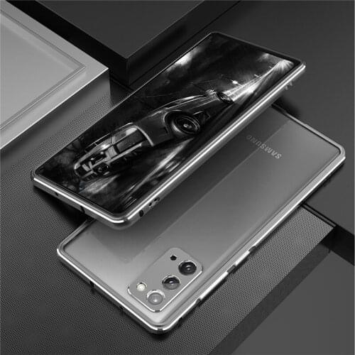 Aluminum metal bumper Phone Case For Samsung Galaxy Note 20 Ultra Note 20 Frame Slim Cover phone Coques + Carmera Protector Capa