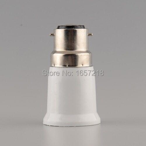 B22 Male to E27 Female LED Halogen CFL Light Bulb Base Lamp Socket Adapter Holder Converter 1pcs