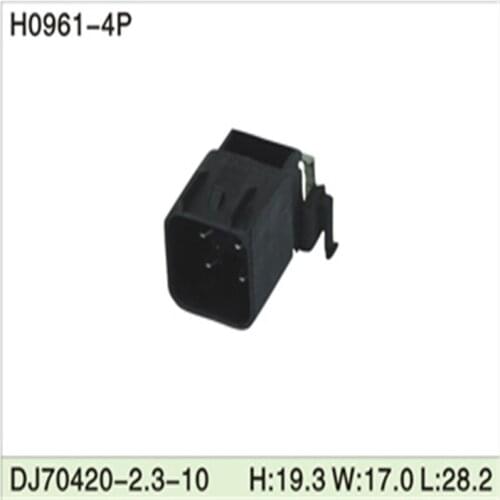 Free shipping 500pcs DJ70420-2.3-10 4Pin 2.3mm AMP Car Electrical Wire Connectors for VW,BMW,Audi,Toyota,NISSAN AND other