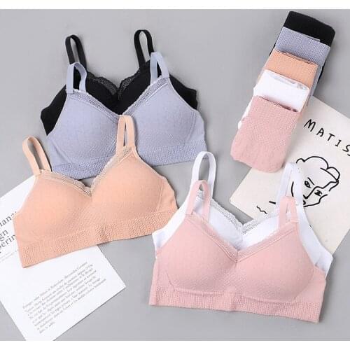 Sexy Bralette Lace Underwear Ladies Tube Tops Soft Gathering Underwear Women Seamless Breathable Bra Top Brassiere Lingerie