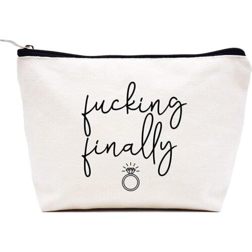 Bachelorette hen party Bride to Be Newly Engaged Wedding Engagement Announcement Bridal Shower Married Proposed Gift present bag