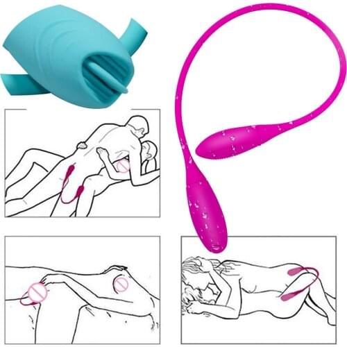 ORISSI Double Vibrators Anal Vibrator For Men Women 7 Speed G-spot Vibration Rechargeable Sex Product Adult Sex Toys For Couple