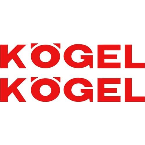 For 2 x KOGEL 55cm 9,5cm aufkleber sticker lastwagen truck Car Styling