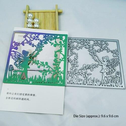 Flower Elf Stencil Crafts Molds Embossing Cutting Templates Scrapbook Cutting Knife Metal Die Stamps And Dies Card Making Diy