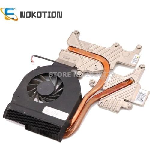 NOKOTION 60.4GD06.001 Radiator for Acer aspire 5740 5740G laptop CPU GPU cooling heatsink with fan