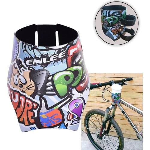 KoKossi Folding Portable Water Bottle Holder Bicycle Water Cup Holder Printed Lightweight Outdoor Bicycle Water Bottle Holder