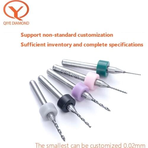 PCB 10pcs/Set Alloy Tungsten Steel Twist Drill Mini Small Fixed Shank Drill Bit Set Metal 0.1-3.175mm Print Circuit Board Drill