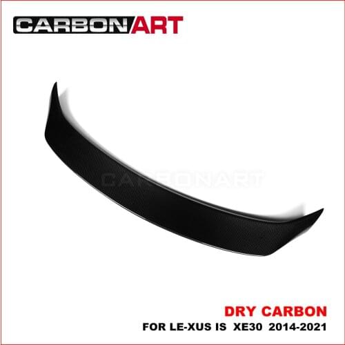 Dry carbon fiber Rear spoiler for IS Sedan XE30 Dry Carbon Fiber Highkick Rear Trunk Spoiler for le-xus IS Sedan XE30 2013-2020