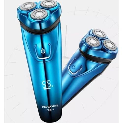 Face Care 100-240V Electric Rechargeable Floating HeadS Razor Head 3 Triple Rotary Dry Wet Washable Smart Display