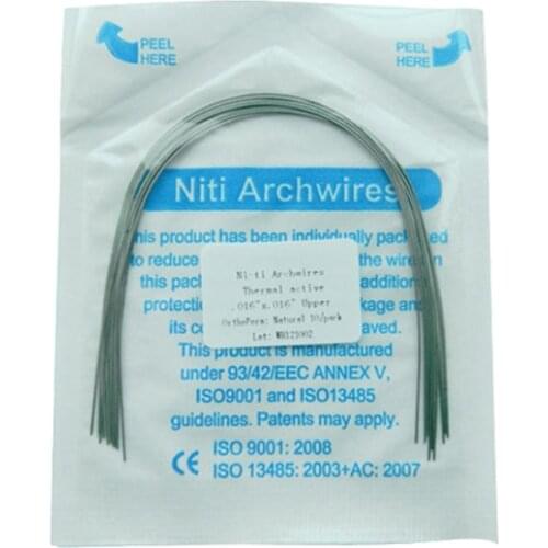 Upper Orthodontic Wire/Arch wires-Thermal Active Wire-Natural Form-10pcs in a lot