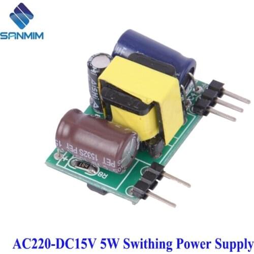 1PCS SANMIN AC-DC 220 to 15V 0.4A Small Volume Isolated Switching Power 220V TO 15V5W Supply Module PLA05D15V X4421