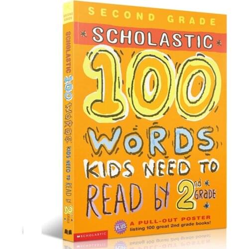 100 Words kids need to read by 2nd grade original English American Primary School keyword vocabulary reading exercise workbook