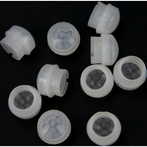 20PCS Human Body Infrared Sensor Fresnel Lens Focal Length 6mm PIR Lens PIR Thermal Release Lenses Sensing Distance 6-8m