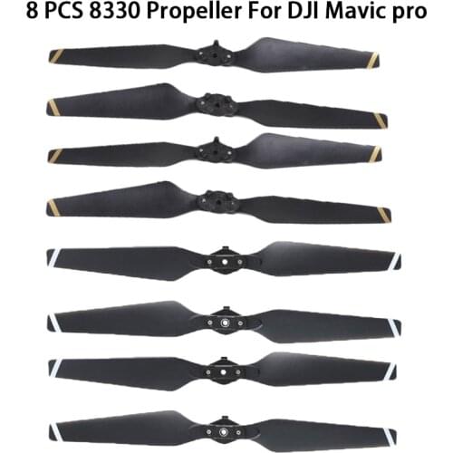 8pcs 8330 Propeller for DJI Mavic Pro Drone Folding Quick Release CW CCW Props Replacement Blade Spare Parts for mavic pro