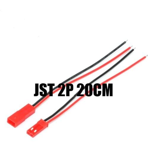 Free shipping 10pair (20PCS) each 10CM 2 Pin JST Male and Female Wire Connector Plug Cable 24awg total 20cm